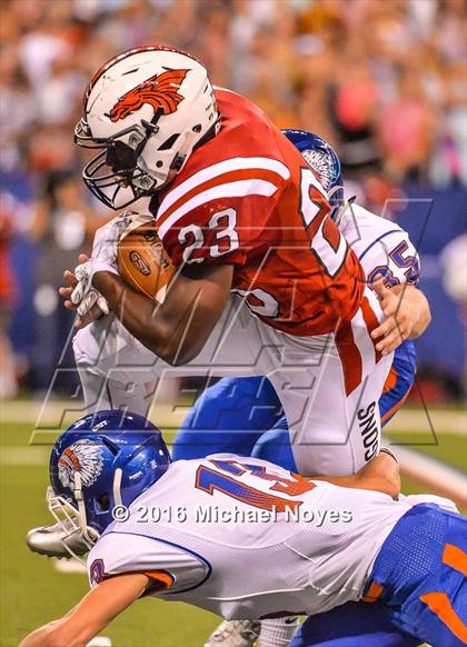 Thumbnail 2 in New Palestine vs. Whiteland (Horseshoe Classic) photogallery.