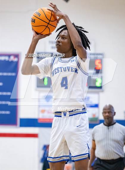 Thumbnail 1 in Westover vs. Fayetteville Academy (MLK Dream Jam at Terry Sanford) photogallery.