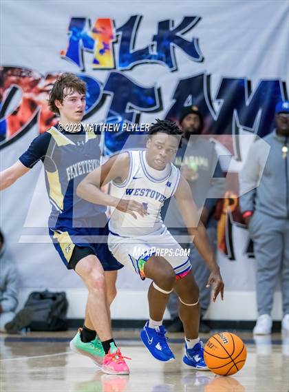 Thumbnail 1 in Westover vs. Fayetteville Academy (MLK Dream Jam at Terry Sanford) photogallery.