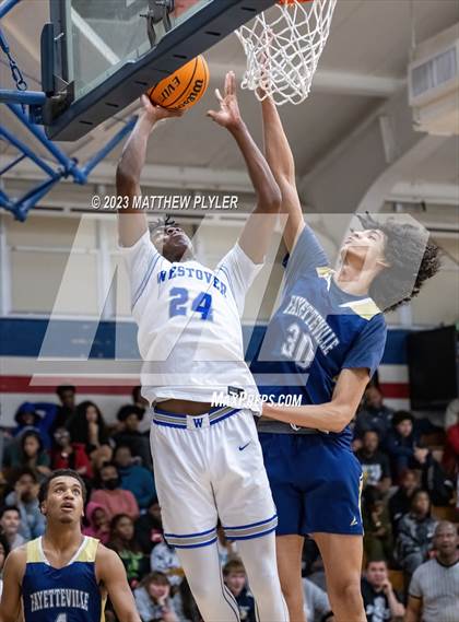 Thumbnail 3 in Westover vs. Fayetteville Academy (MLK Dream Jam at Terry Sanford) photogallery.