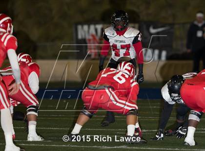 Thumbnail 3 in Centennial @ Mater Dei (CIF SS Semifinal) photogallery.