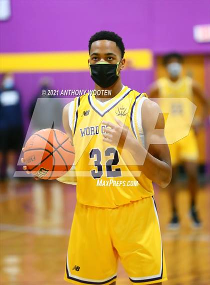 Thumbnail 3 in Winston-Salem Christian National vs Word of God Christian Academy (Capital City New Years Showcase) photogallery.