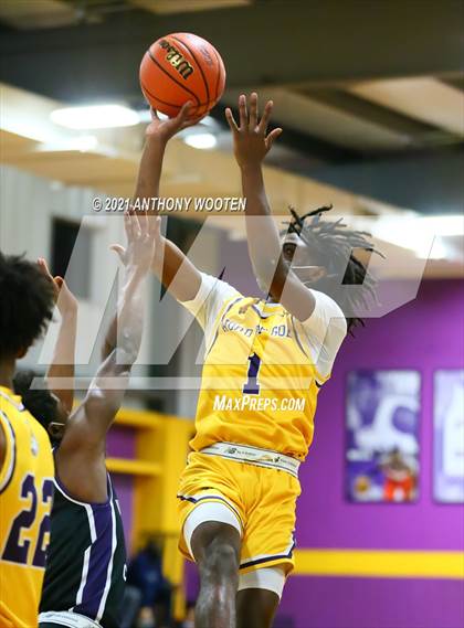 Thumbnail 2 in Winston-Salem Christian National vs Word of God Christian Academy (Capital City New Years Showcase) photogallery.