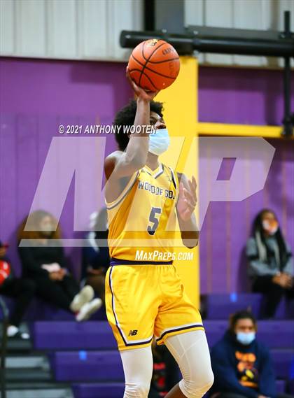 Thumbnail 2 in Winston-Salem Christian National vs Word of God Christian Academy (Capital City New Years Showcase) photogallery.