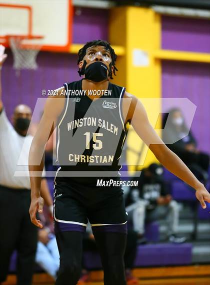 Thumbnail 2 in Winston-Salem Christian National vs Word of God Christian Academy (Capital City New Years Showcase) photogallery.