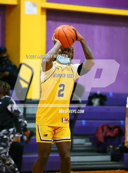 Thumbnail 2 in Winston-Salem Christian National vs Word of God Christian Academy (Capital City New Years Showcase) photogallery.