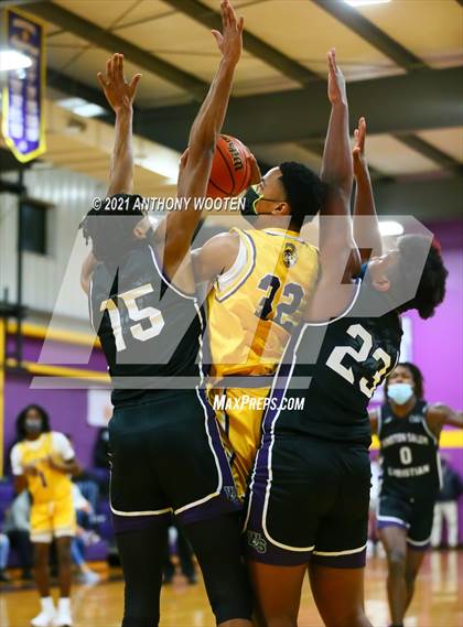 Thumbnail 2 in Winston-Salem Christian National vs Word of God Christian Academy (Capital City New Years Showcase) photogallery.