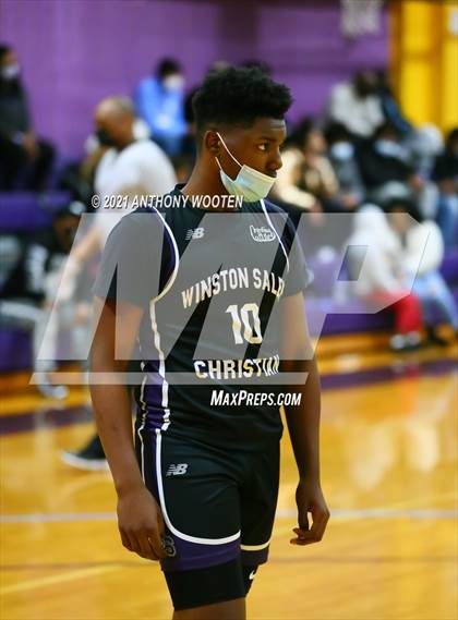 Thumbnail 2 in Winston-Salem Christian National vs Word of God Christian Academy (Capital City New Years Showcase) photogallery.