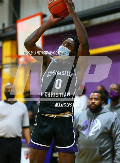 Thumbnail 2 in Winston-Salem Christian National vs Word of God Christian Academy (Capital City New Years Showcase) photogallery.