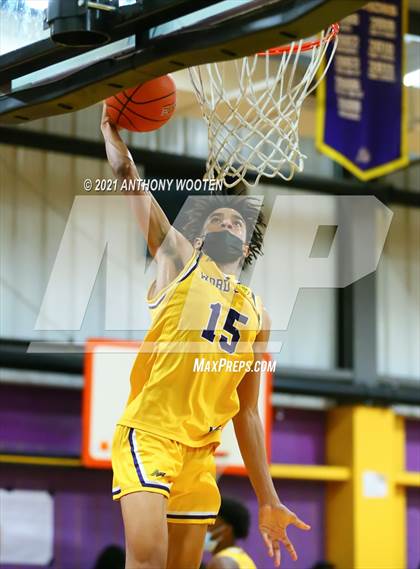 Thumbnail 1 in Winston-Salem Christian National vs Word of God Christian Academy (Capital City New Years Showcase) photogallery.