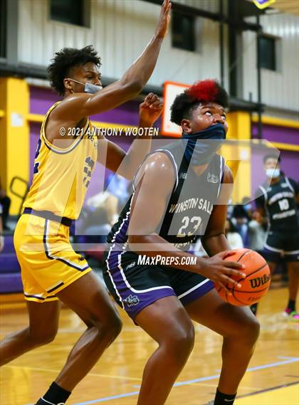 Thumbnail 1 in Winston-Salem Christian National vs Word of God Christian Academy (Capital City New Years Showcase) photogallery.