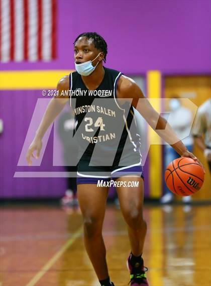 Thumbnail 1 in Winston-Salem Christian National vs Word of God Christian Academy (Capital City New Years Showcase) photogallery.