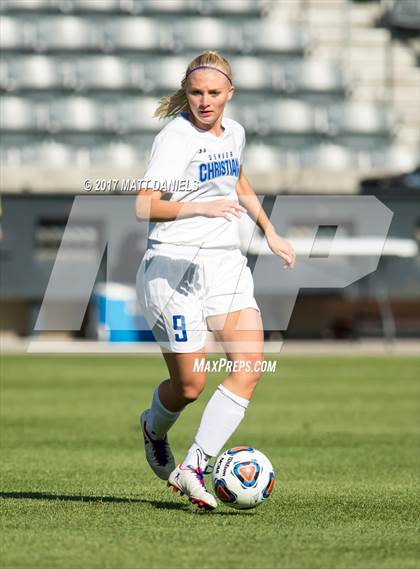 Thumbnail 2 in Denver Christian vs. Dawson School (CHSAA 2A Final) photogallery.