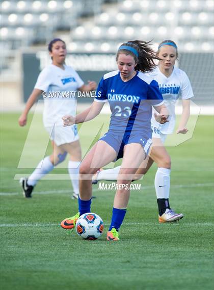 Thumbnail 2 in Denver Christian vs. Dawson School (CHSAA 2A Final) photogallery.