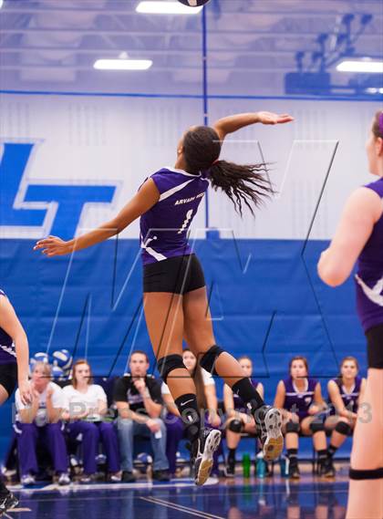 Thumbnail 2 in Arvada West vs. Douglas County (Titan Classic) photogallery.