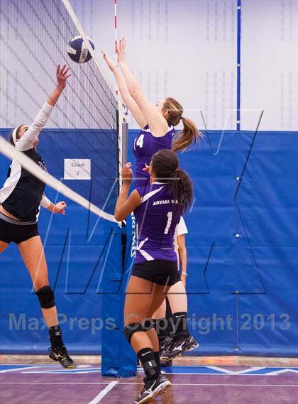 Thumbnail 2 in Arvada West vs. Douglas County (Titan Classic) photogallery.