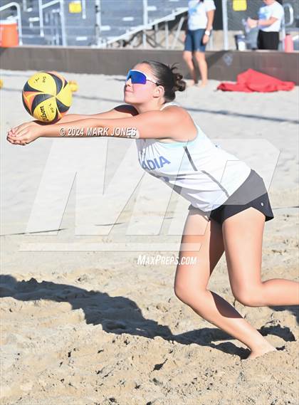 Thumbnail 1 in Arcadia vs. Valley Christian (AIA DII Pairs Round 1 Playoff) photogallery.