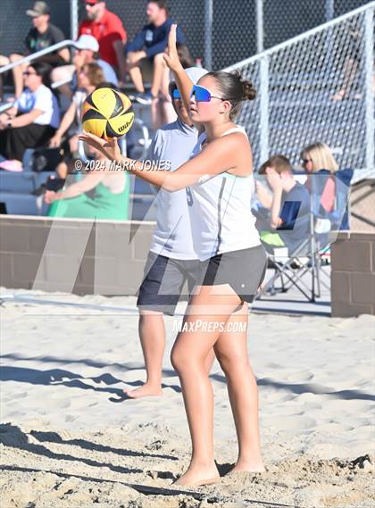 Thumbnail 3 in Arcadia vs. Valley Christian (AIA DII Pairs Round 1 Playoff) photogallery.