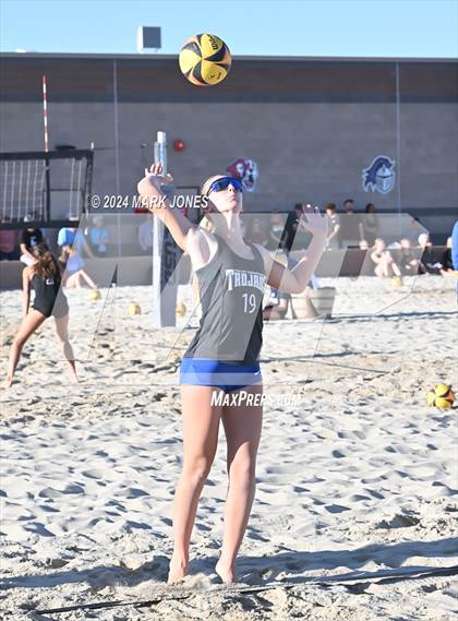 Thumbnail 3 in Arcadia vs. Valley Christian (AIA DII Pairs Round 1 Playoff) photogallery.