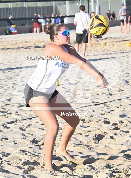 Thumbnail 2 in Arcadia vs. Valley Christian (AIA DII Pairs Round 1 Playoff) photogallery.
