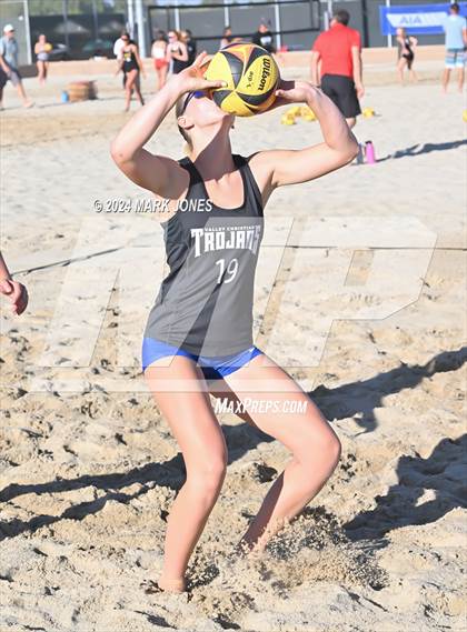 Thumbnail 2 in Arcadia vs. Valley Christian (AIA DII Pairs Round 1 Playoff) photogallery.