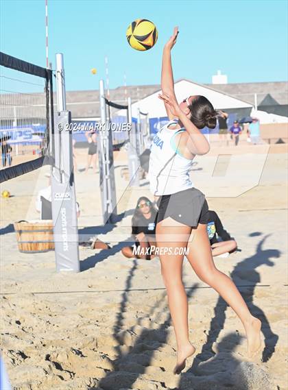 Thumbnail 3 in Arcadia vs. Valley Christian (AIA DII Pairs Round 1 Playoff) photogallery.