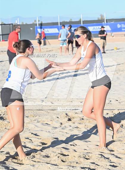 Thumbnail 1 in Arcadia vs. Valley Christian (AIA DII Pairs Round 1 Playoff) photogallery.