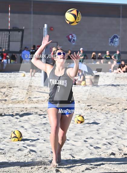Thumbnail 3 in Arcadia vs. Valley Christian (AIA DII Pairs Round 1 Playoff) photogallery.