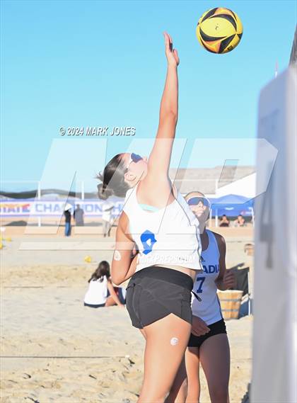 Thumbnail 2 in Arcadia vs. Valley Christian (AIA DII Pairs Round 1 Playoff) photogallery.