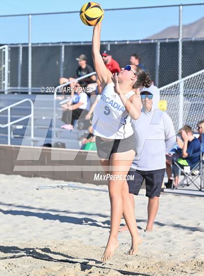 Thumbnail 1 in Arcadia vs. Valley Christian (AIA DII Pairs Round 1 Playoff) photogallery.