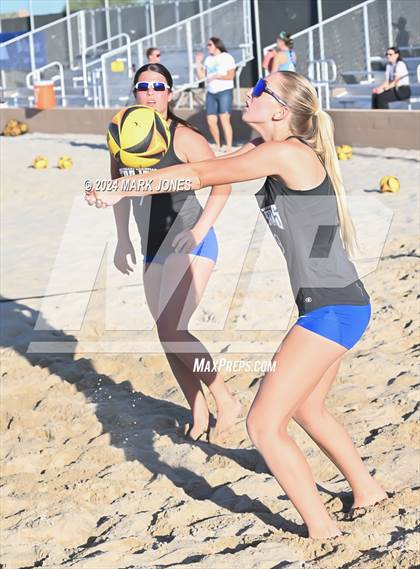Thumbnail 2 in Arcadia vs. Valley Christian (AIA DII Pairs Round 1 Playoff) photogallery.