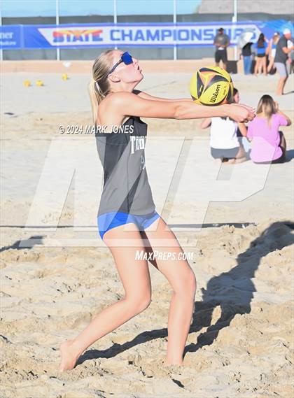Thumbnail 3 in Arcadia vs. Valley Christian (AIA DII Pairs Round 1 Playoff) photogallery.