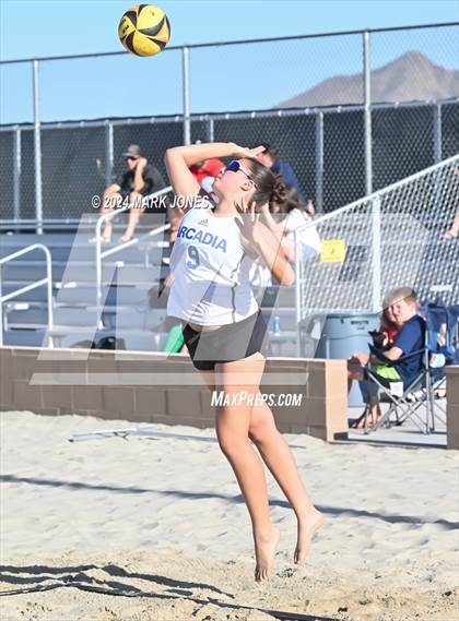 Thumbnail 2 in Arcadia vs. Valley Christian (AIA DII Pairs Round 1 Playoff) photogallery.