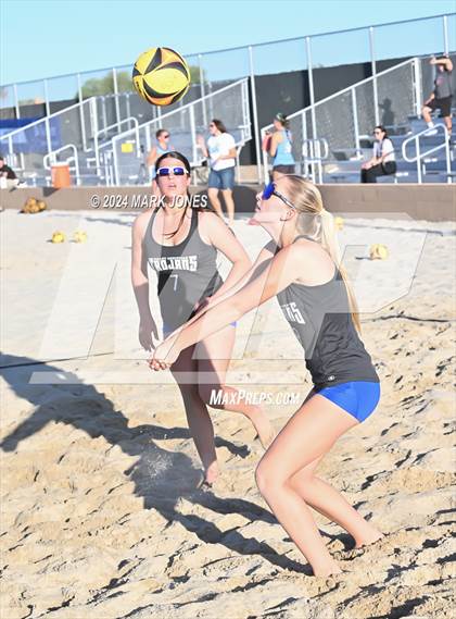 Thumbnail 1 in Arcadia vs. Valley Christian (AIA DII Pairs Round 1 Playoff) photogallery.