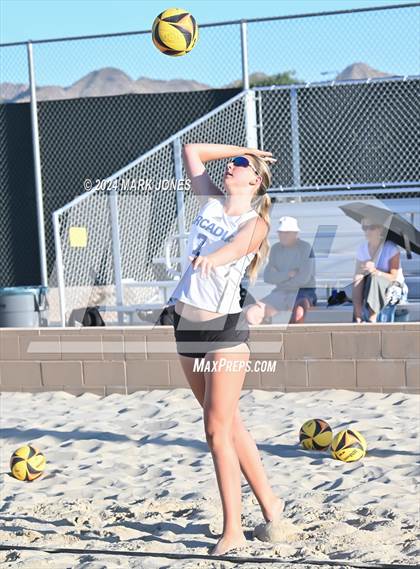 Thumbnail 3 in Arcadia vs. Valley Christian (AIA DII Pairs Round 1 Playoff) photogallery.