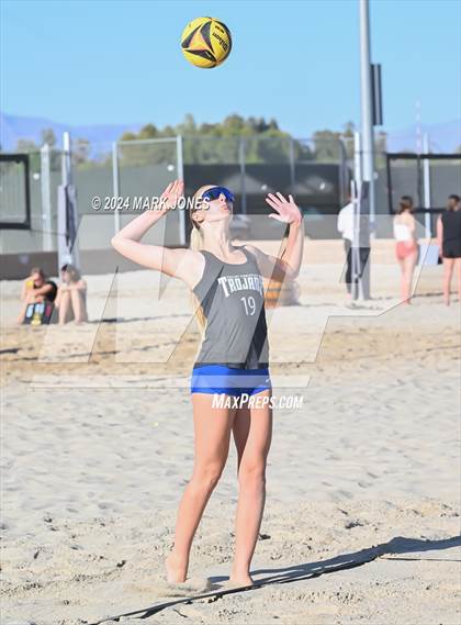 Thumbnail 3 in Arcadia vs. Valley Christian (AIA DII Pairs Round 1 Playoff) photogallery.
