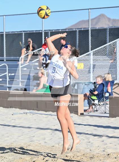 Thumbnail 3 in Arcadia vs. Valley Christian (AIA DII Pairs Round 1 Playoff) photogallery.