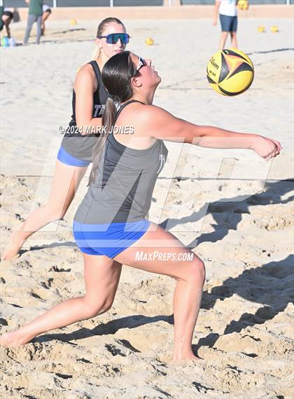 Thumbnail 3 in Arcadia vs. Valley Christian (AIA DII Pairs Round 1 Playoff) photogallery.