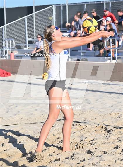 Thumbnail 3 in Arcadia vs. Valley Christian (AIA DII Pairs Round 1 Playoff) photogallery.