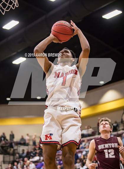 Thumbnail 1 in Marion vs. Benton (AAA 5A 1st Round Playoff) photogallery.