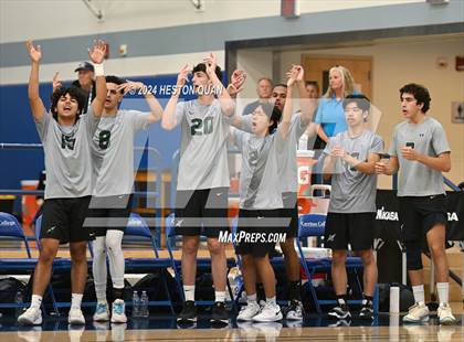 Thumbnail 2 in San Marino vs. Sage Hill (CIF-SS D5 Boys Volleyball Finals) photogallery.