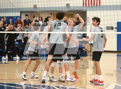 Thumbnail 3 in San Marino vs. Sage Hill (CIF-SS D5 Boys Volleyball Finals) photogallery.