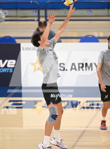 Thumbnail 3 in San Marino vs. Sage Hill (CIF-SS D5 Boys Volleyball Finals) photogallery.