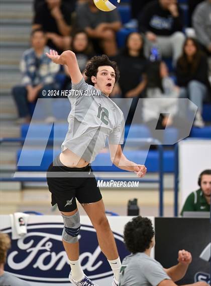 Thumbnail 2 in San Marino vs. Sage Hill (CIF-SS D5 Boys Volleyball Finals) photogallery.