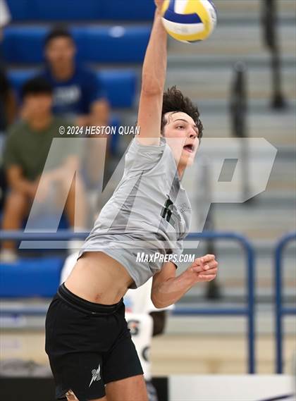Thumbnail 1 in San Marino vs. Sage Hill (CIF-SS D5 Boys Volleyball Finals) photogallery.