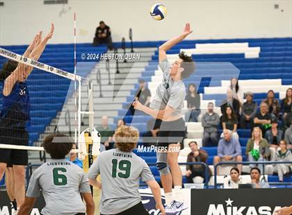 Thumbnail 2 in San Marino vs. Sage Hill (CIF-SS D5 Boys Volleyball Finals) photogallery.