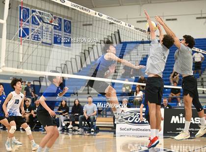 Thumbnail 3 in San Marino vs. Sage Hill (CIF-SS D5 Boys Volleyball Finals) photogallery.