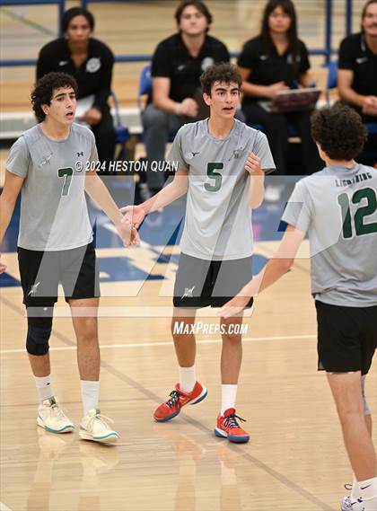 Thumbnail 3 in San Marino vs. Sage Hill (CIF-SS D5 Boys Volleyball Finals) photogallery.