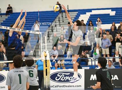 Thumbnail 3 in San Marino vs. Sage Hill (CIF-SS D5 Boys Volleyball Finals) photogallery.