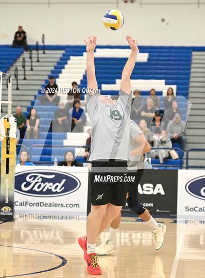 Thumbnail 3 in San Marino vs. Sage Hill (CIF-SS D5 Boys Volleyball Finals) photogallery.